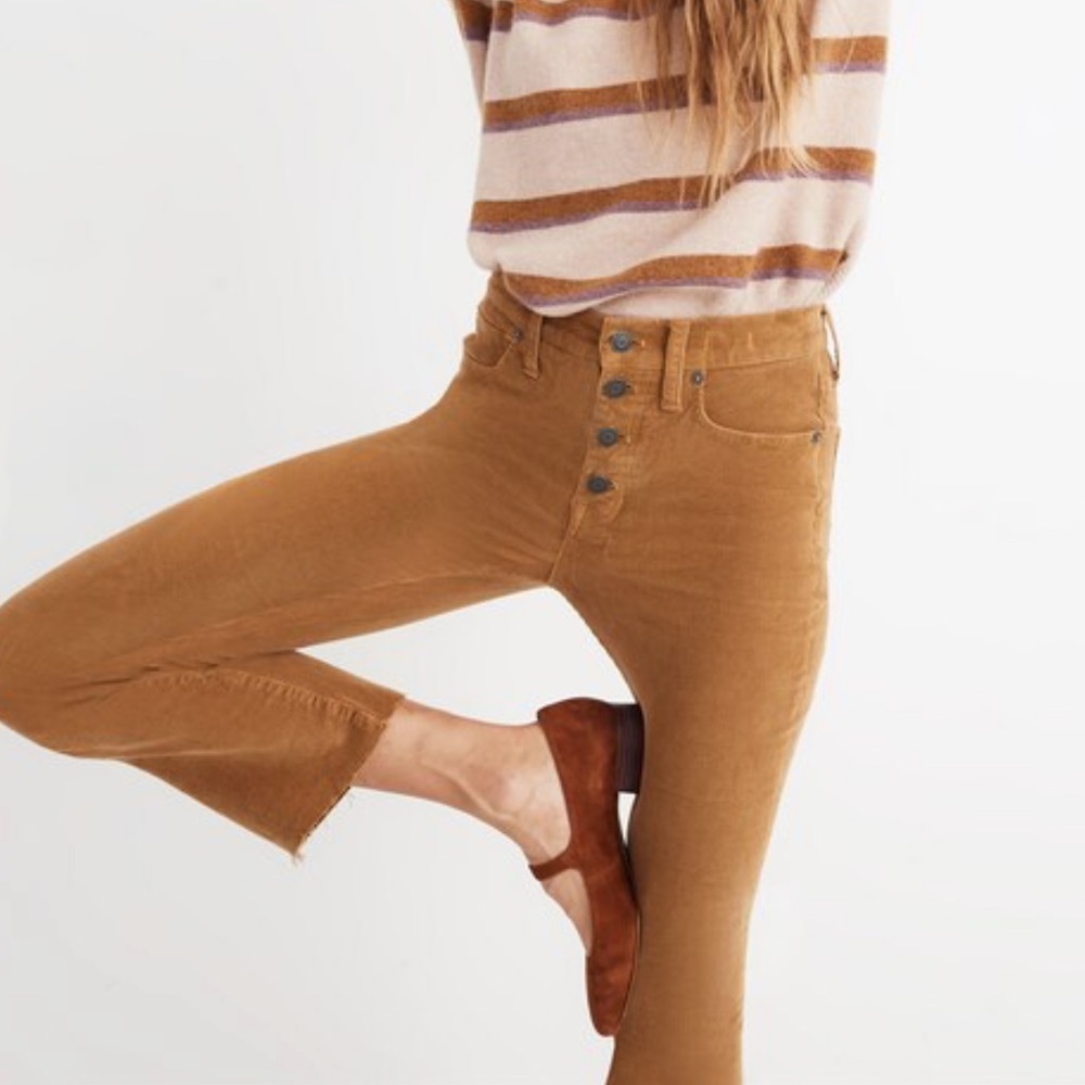 Madewell Cali Demi-Boot Jeans Corduroy
Edition Burnished Cedar Super Stretch 27